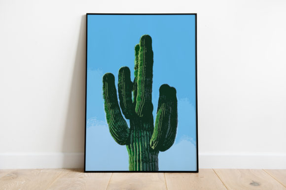 Cactus Tree Decoration Watercolor: A Versatile Illustration for Creative Websites