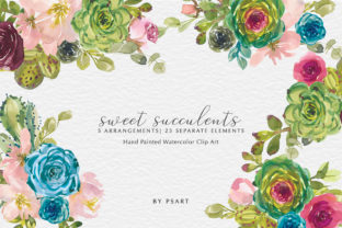 Watercolor Succulents Florals Clip Art: A Designer’s Practical Take
