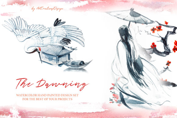 Watercolor the Dawning Design Set Review for Real Projects